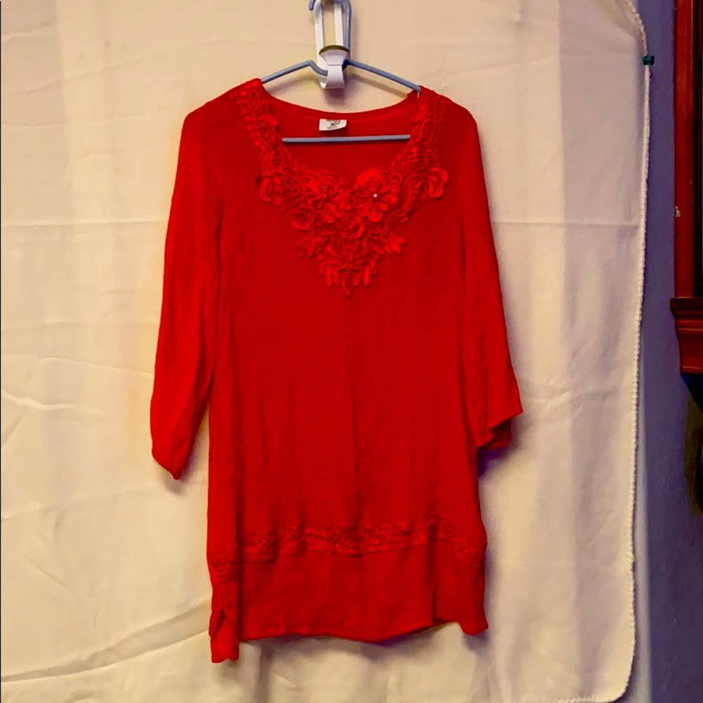 Bathing suit cover or can be used as a dress.